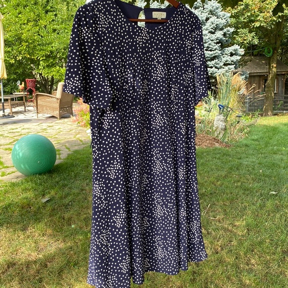 Laura Petites Dresses & Skirts - Blue & White Dots Dress